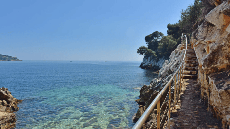 balade sentier du littoral nice